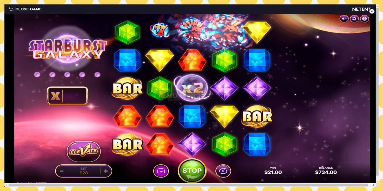 Demo slot Starburst Galaxy free and without registration, picture - 1