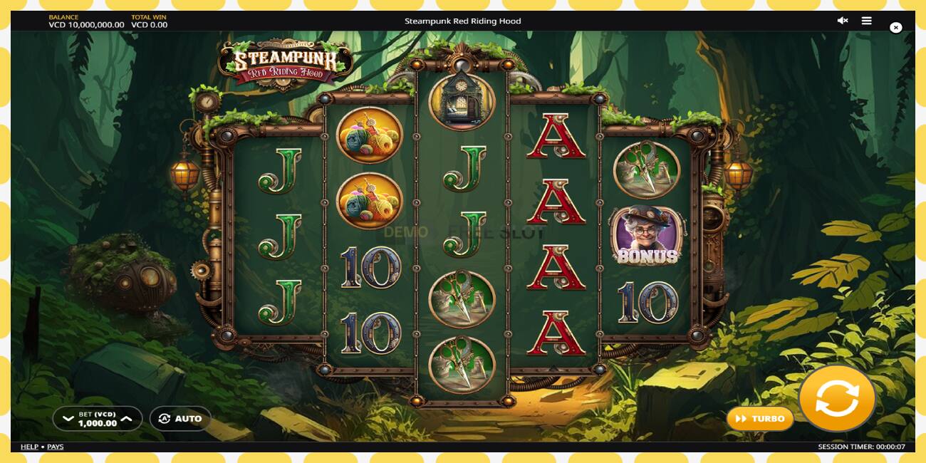 Slot dimostrativo Steampunk Red Riding Hood gratuito e senza registrazione, immagine - 1