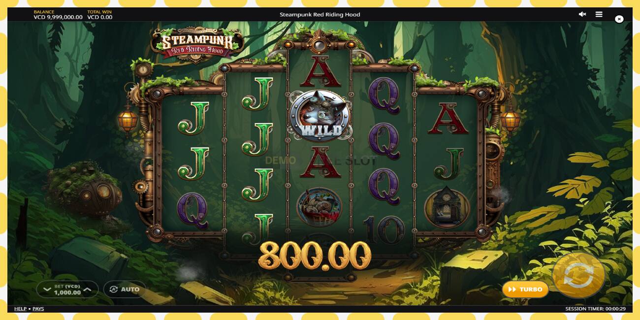 Slot dimostrativo Steampunk Red Riding Hood gratuito e senza registrazione, immagine - 1