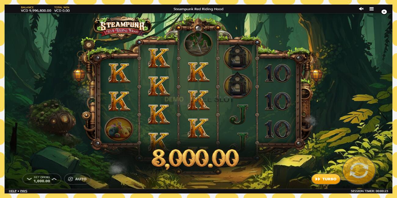 Slot dimostrativo Steampunk Red Riding Hood gratuito e senza registrazione, immagine - 1