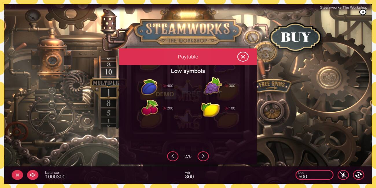 Demo slot Steamworks - The Workshop free and without registration, picture - 1