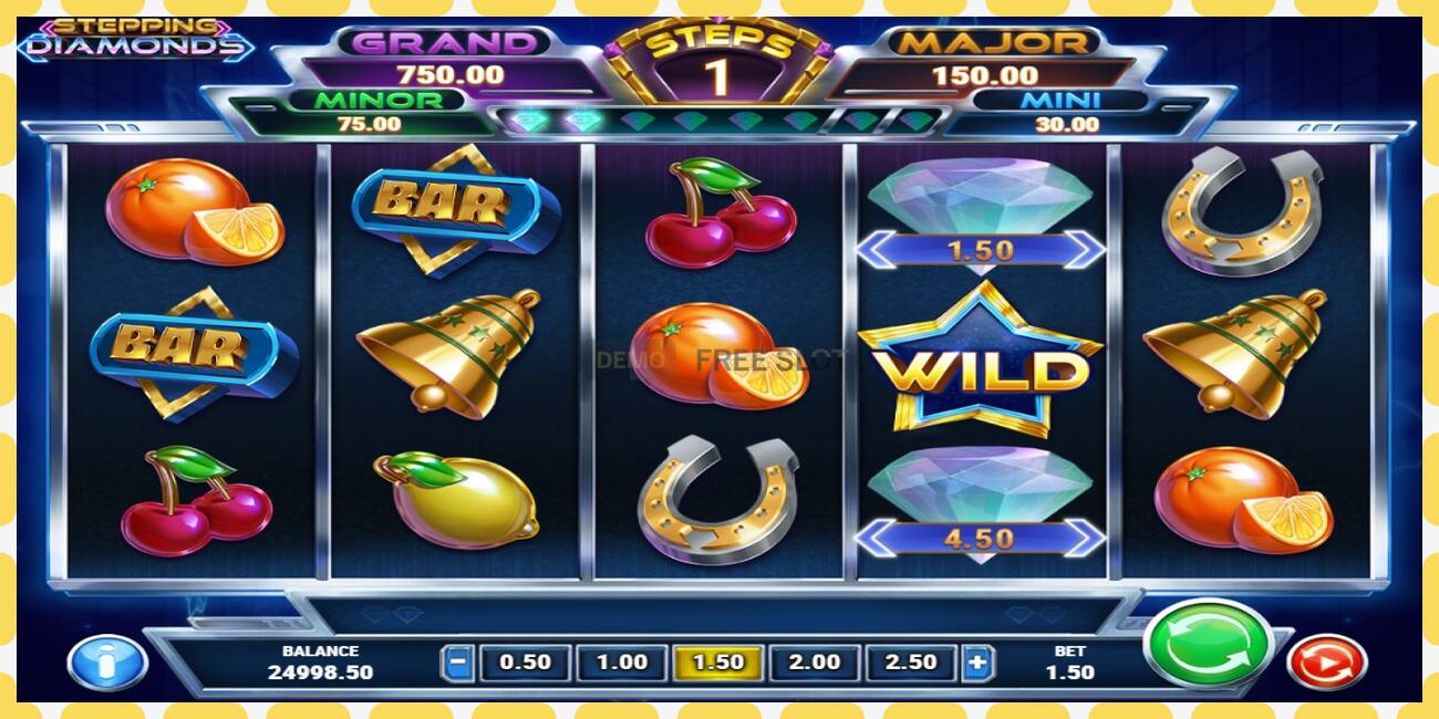 Demo slot Stepping Diamonds free and without registration, picture - 1