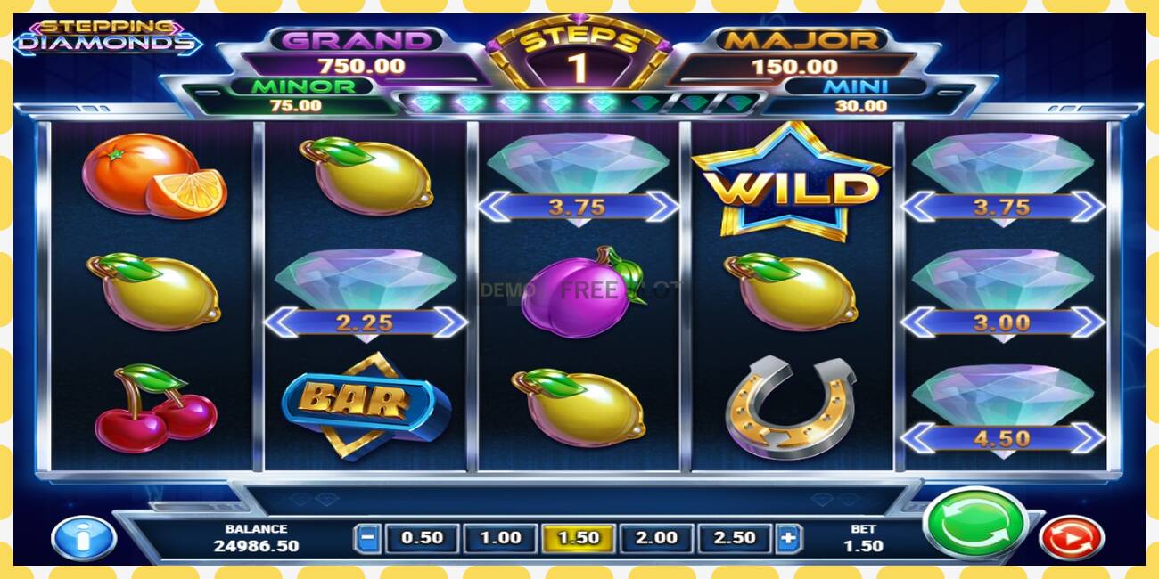 Demo slot Stepping Diamonds free and without registration, picture - 1