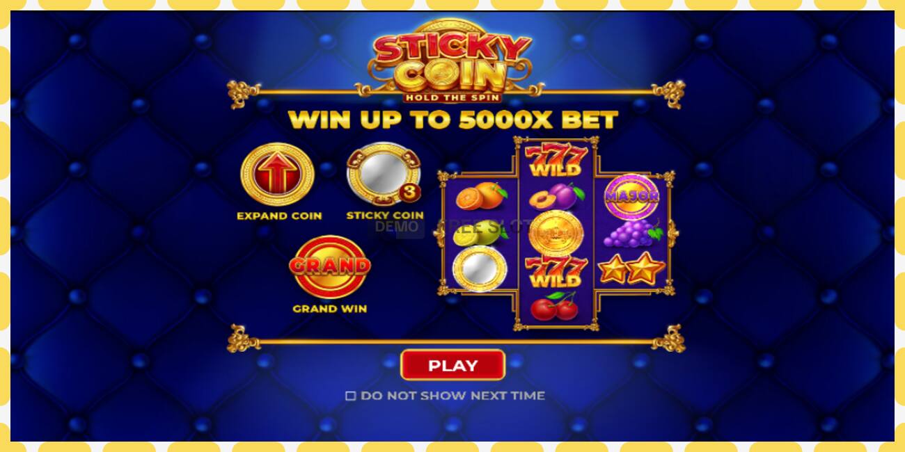 Demo slot Sticky Coin: Hold the Spin free and without registration, picture - 1