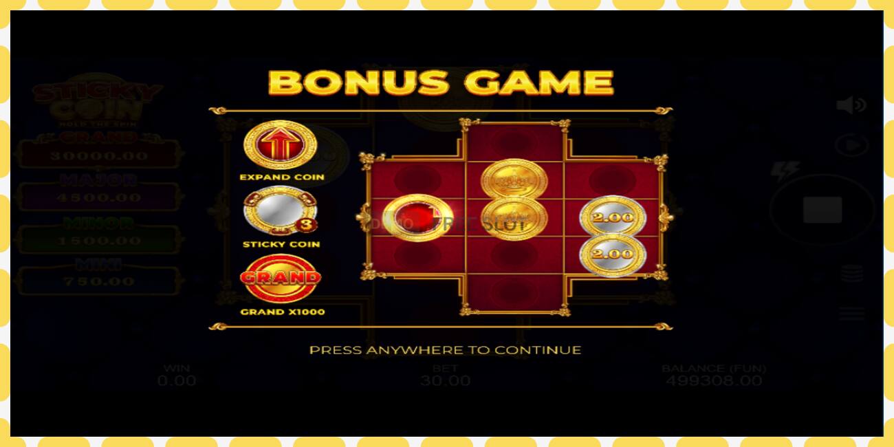 Demo slot Sticky Coin: Hold the Spin free and without registration, picture - 1