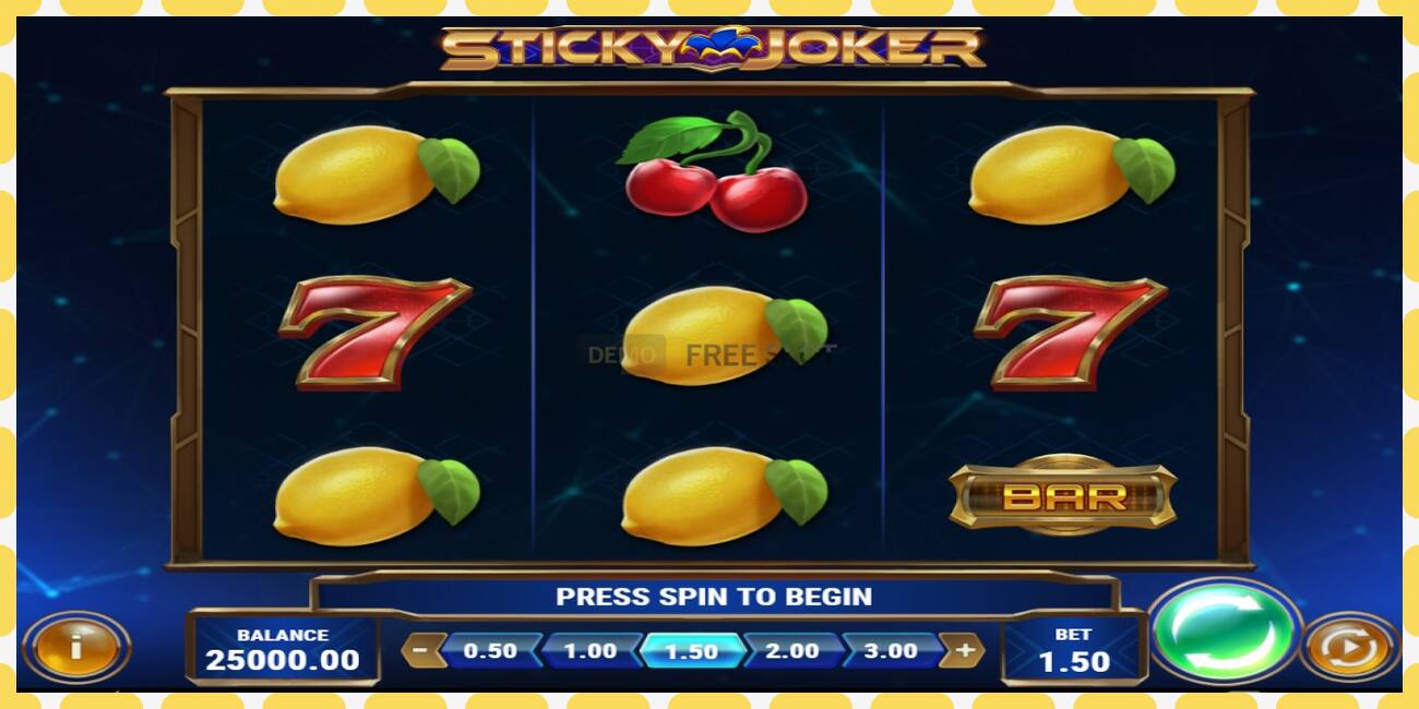 Slot demo Sticky Joker gratuit și fără înregistrare, imagine - 1