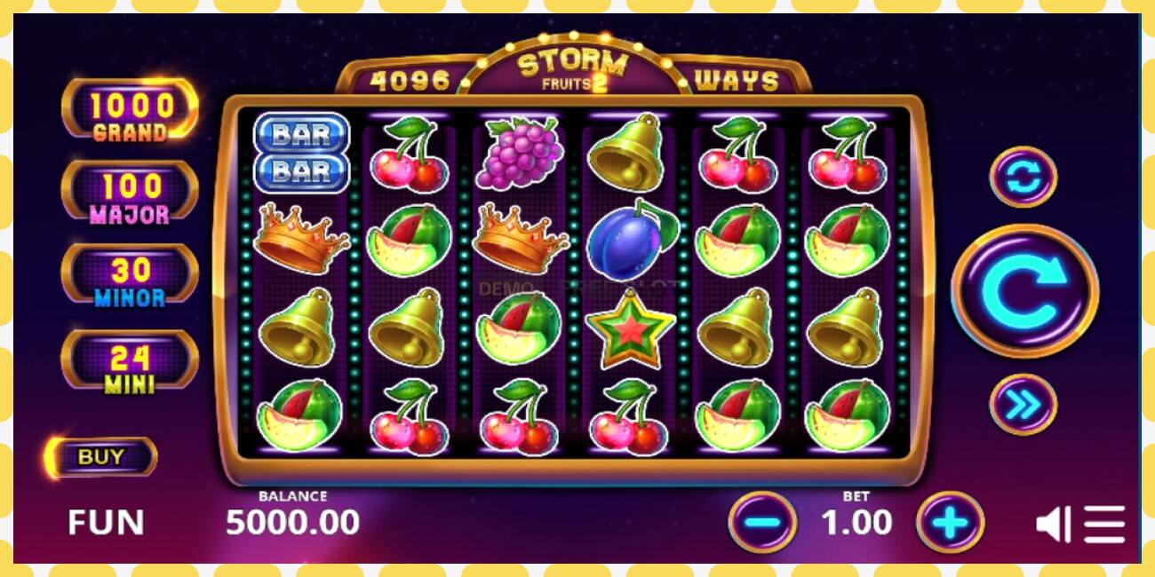 Demo slot Storm Fruits 2 free and without registration, picture - 1