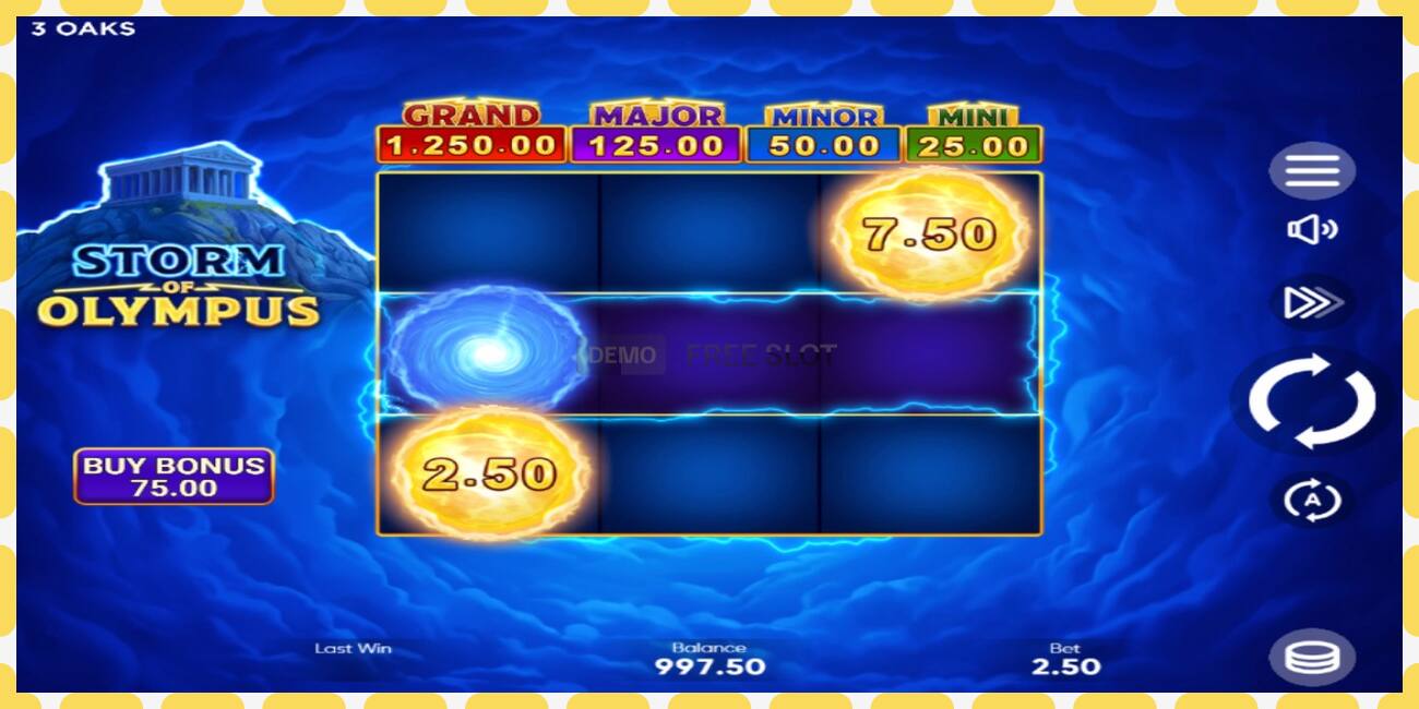 Demo slot Storm of Olympus free and without registration, picture - 1