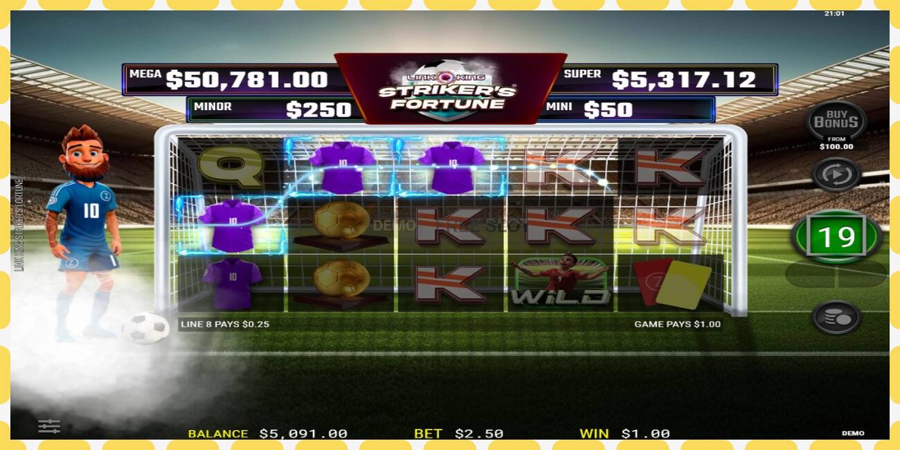 Demo slot Strikers Fortune free and without registration, picture - 1