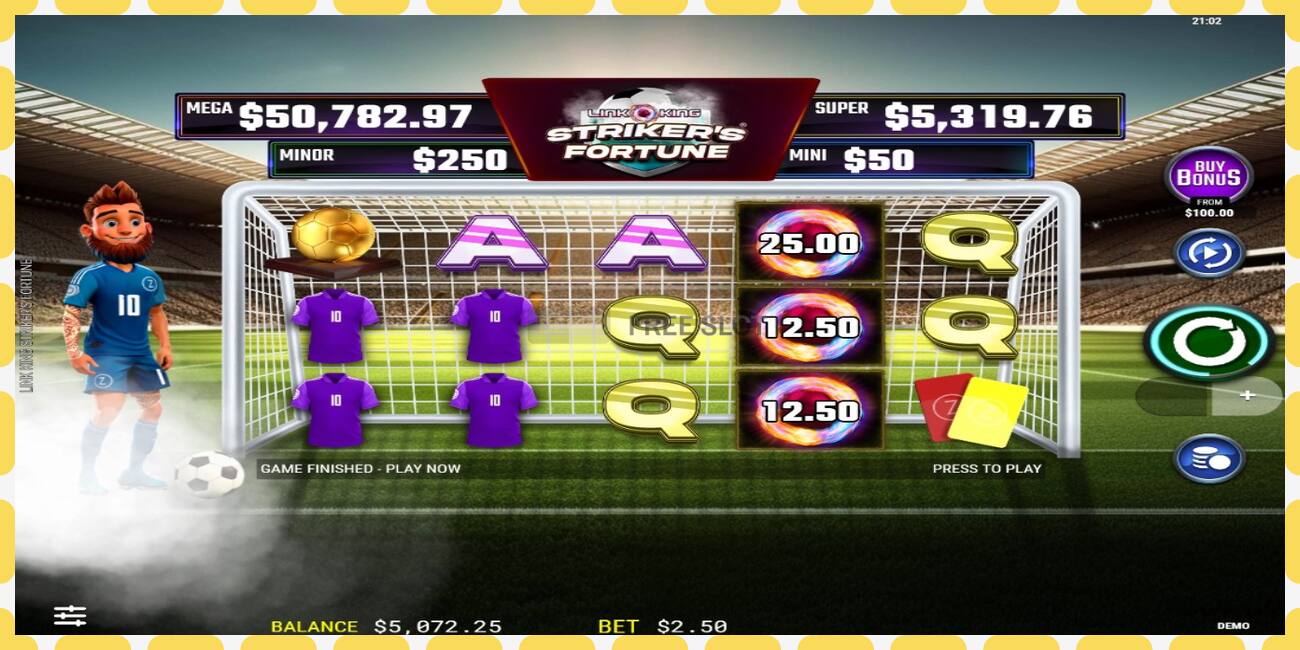 Demo slot Strikers Fortune free and without registration, picture - 1