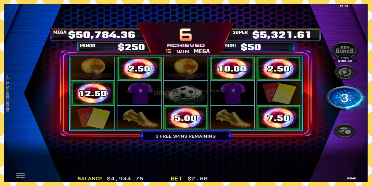 Demo slot Strikers Fortune free and without registration, picture - 1