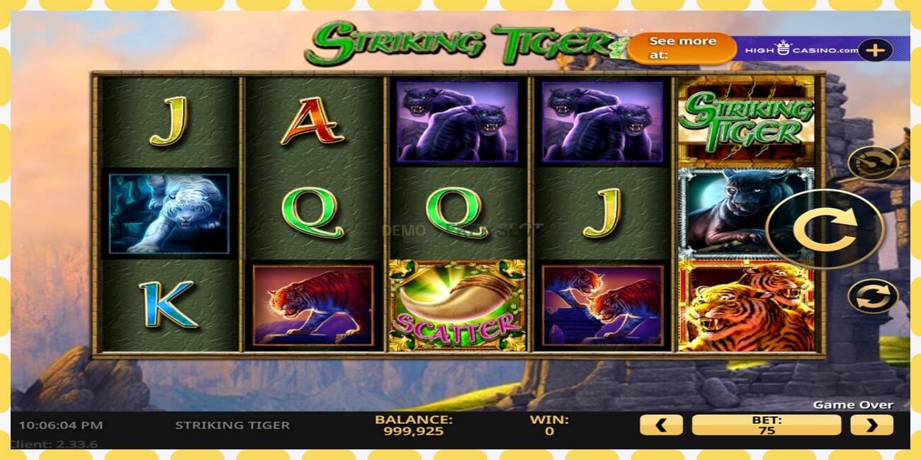 Demo slot Striking Tiger free and without registration, picture - 1