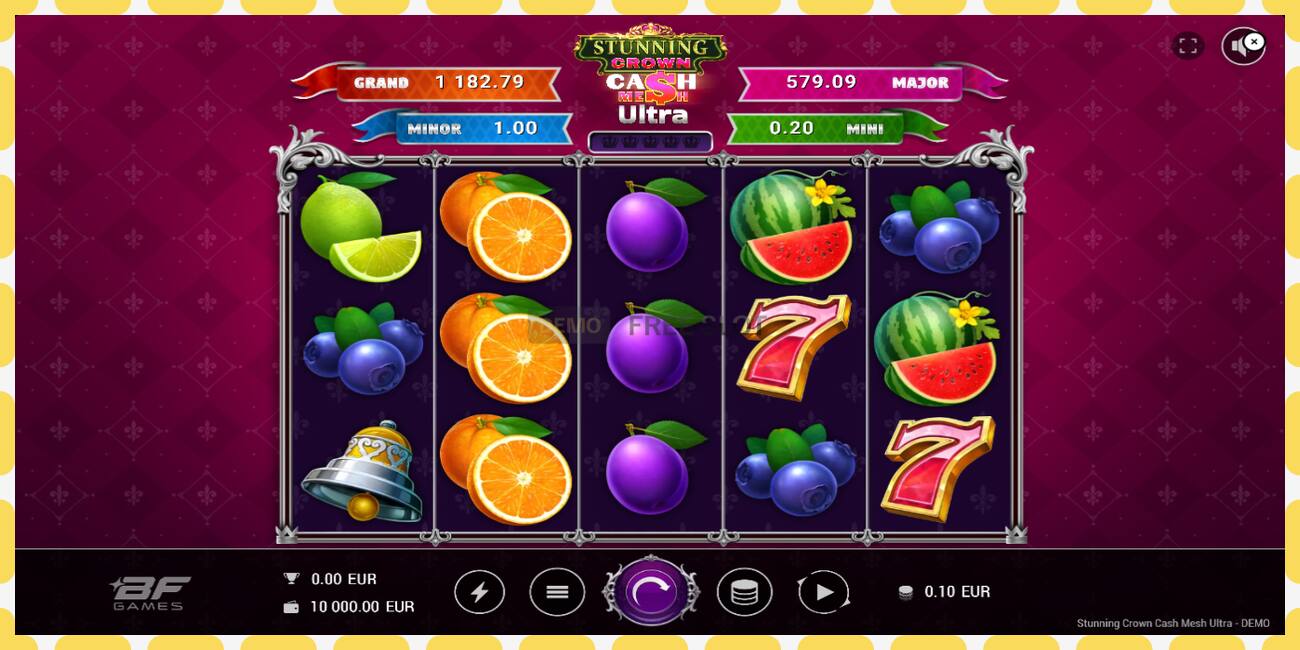 Demo slot Stunning Crown Cash Mesh Ultra free and without registration, picture - 1