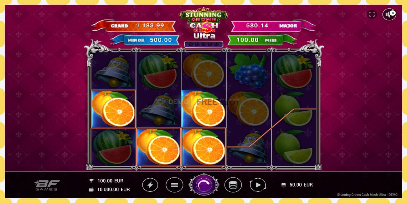 Demo slot Stunning Crown Cash Mesh Ultra free and without registration, picture - 1