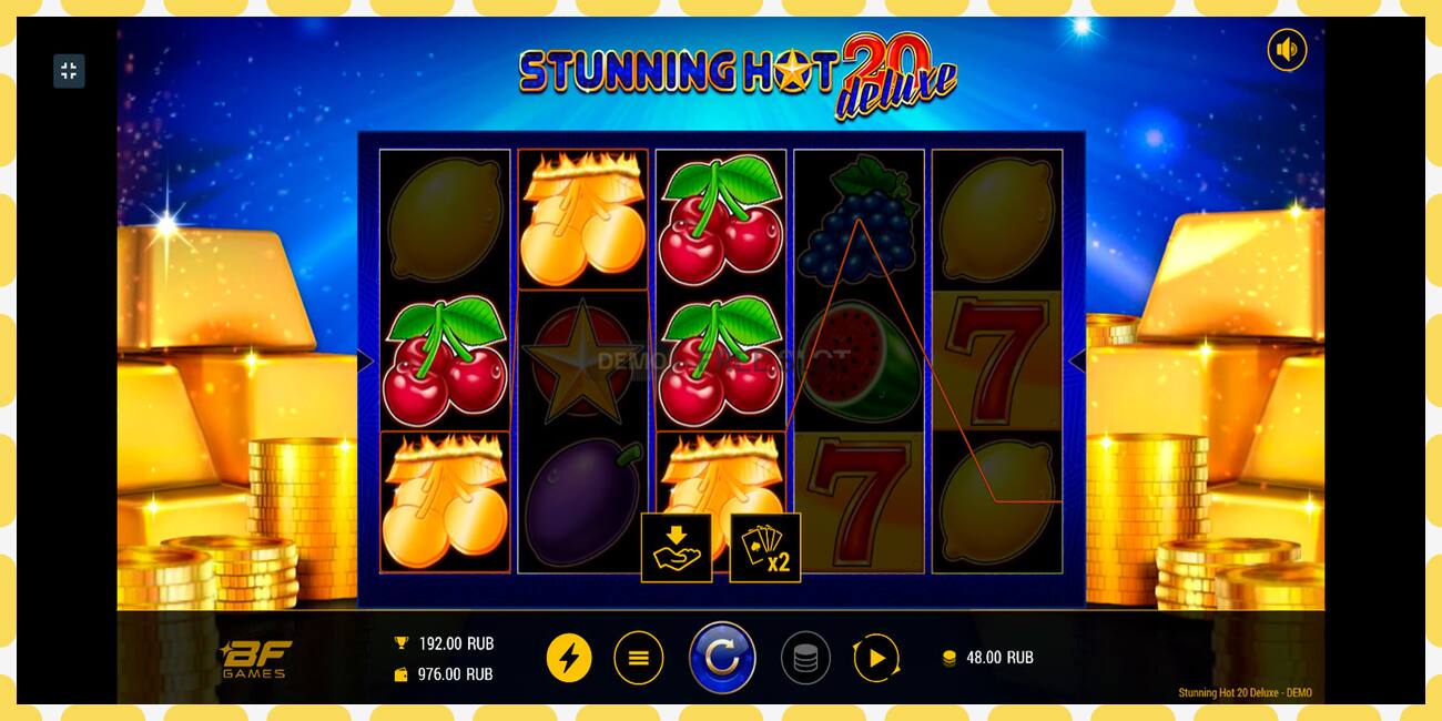 Demo slot Stunning Hot 20 Deluxe free and without registration, picture - 1