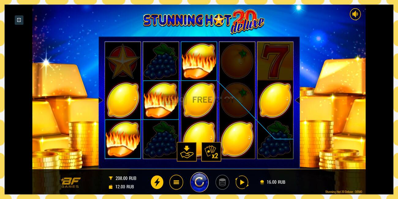 Demo slot Stunning Hot 20 Deluxe free and without registration, picture - 1