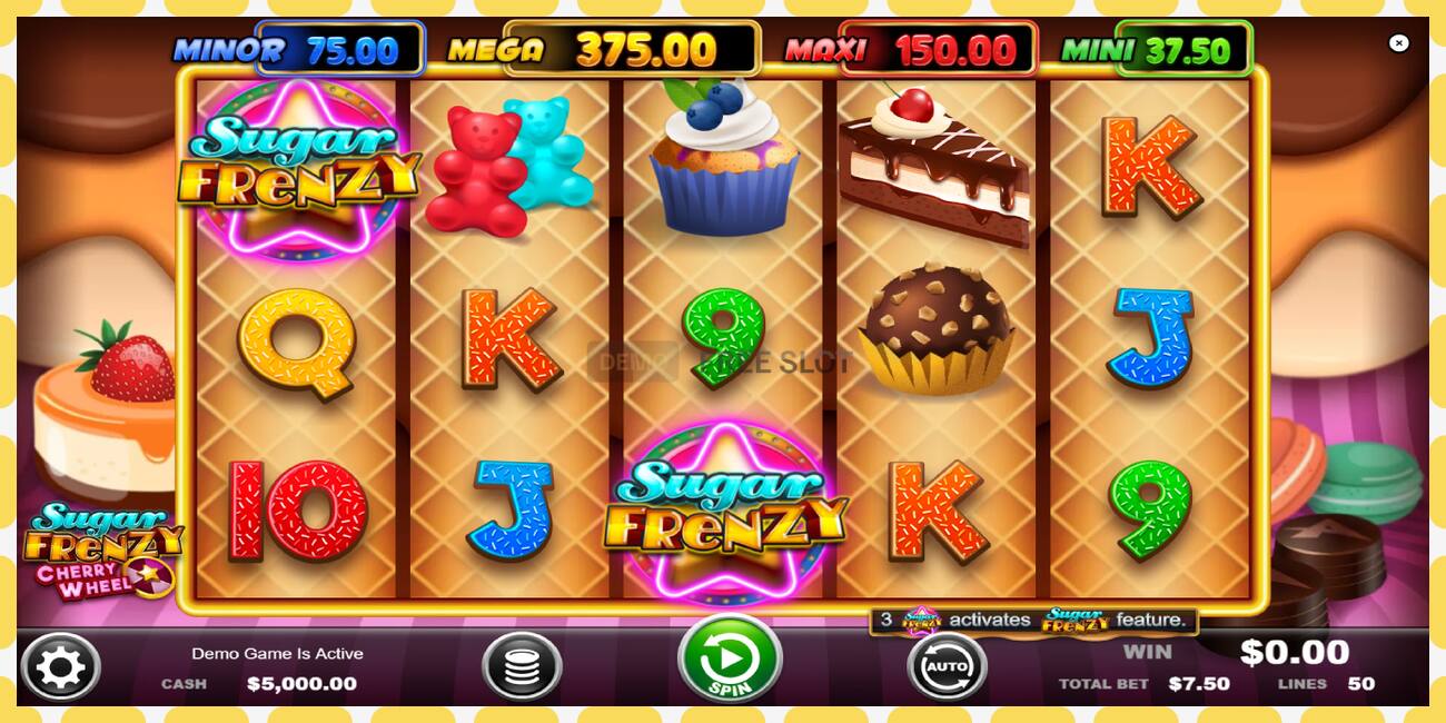 Demo slot Sugar Frenzy Cherry Wheel free and without registration, picture - 1