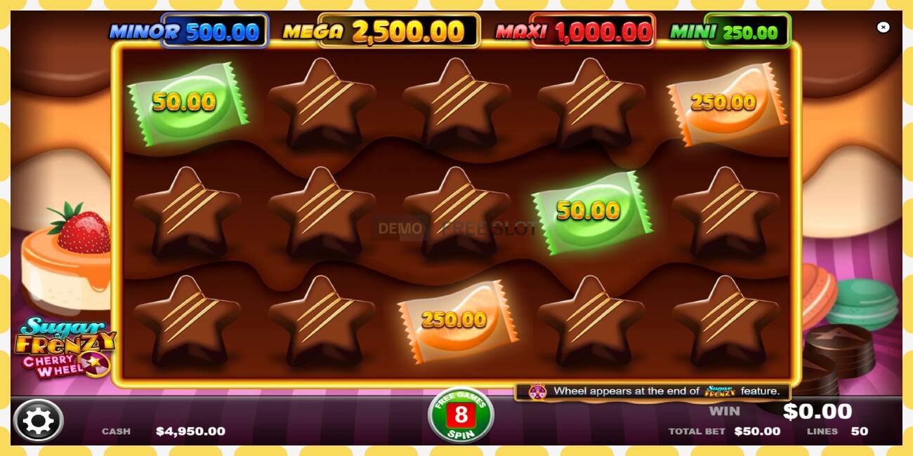 Demo slot Sugar Frenzy Cherry Wheel free and without registration, picture - 1