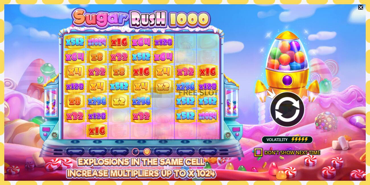 Demo slot Sugar Rush 1000 free and without registration, picture - 1