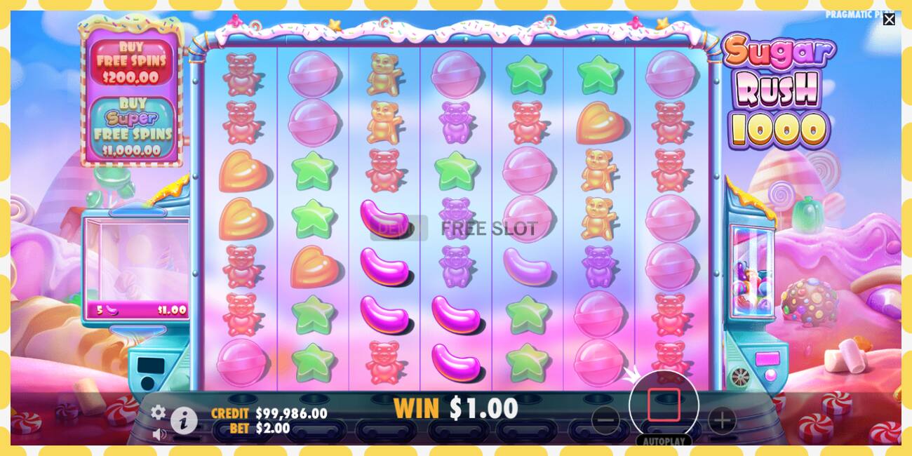 Demo slot Sugar Rush 1000 free and without registration, picture - 1