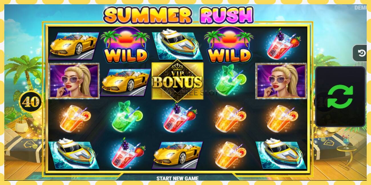 Demo slot Summer Rush free and without registration, picture - 1