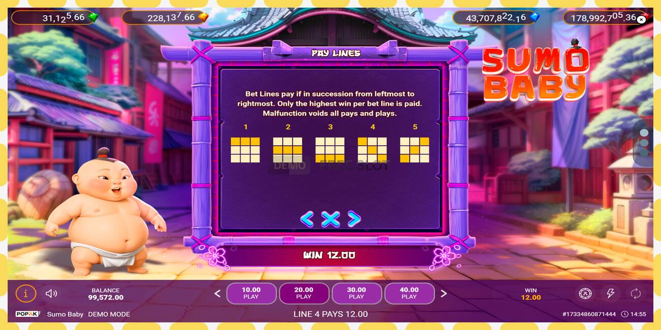 Demo slot Sumo Baby free and without registration, picture - 1