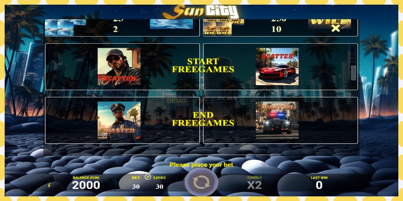 Demo slot Sun City free and without registration, picture - 1