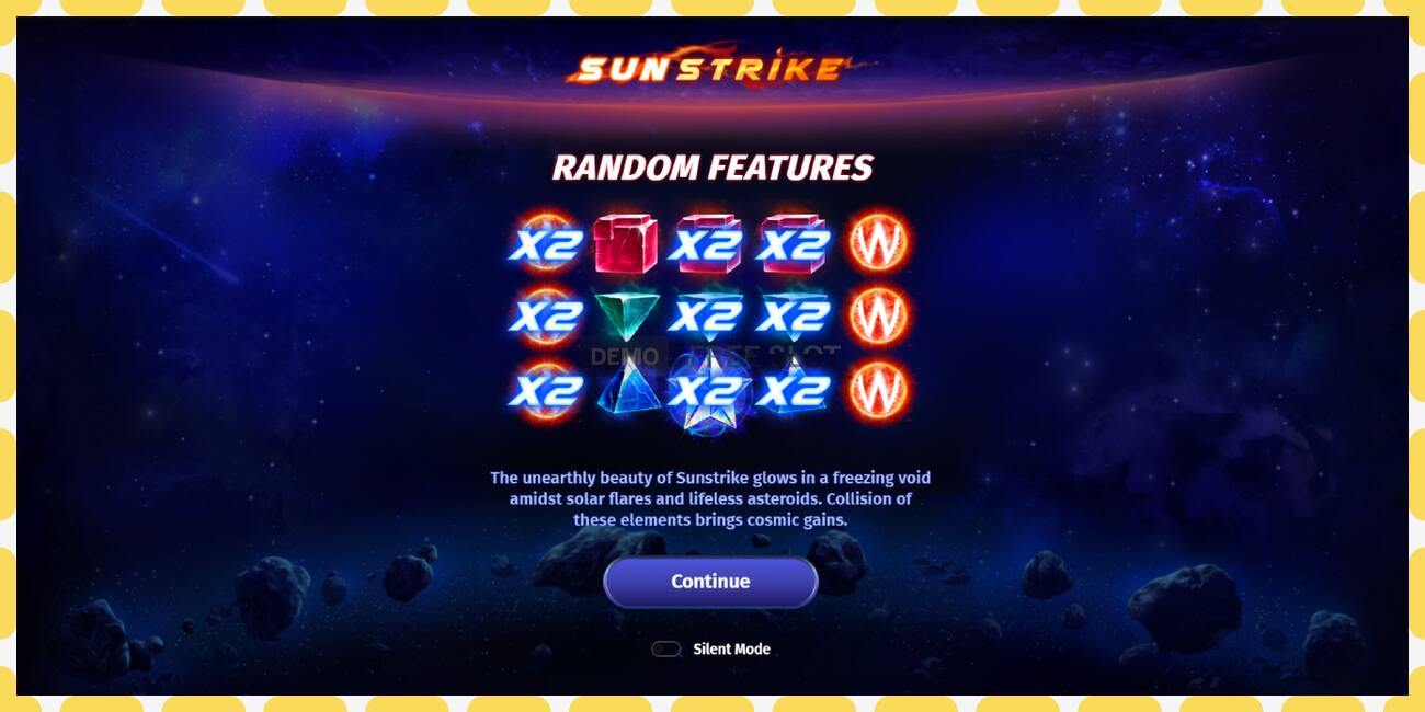 Slot demo Sun Strike gratis dan tanpa registrasi, gambar - 1