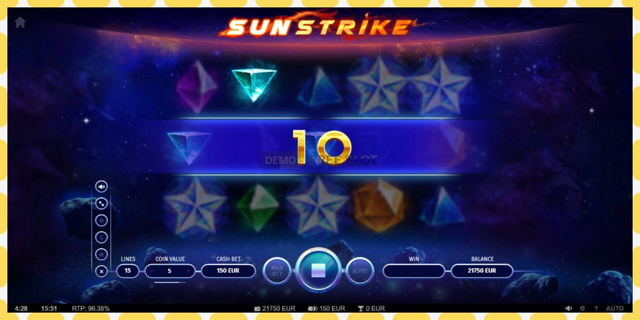 Demo slot Sun Strike free and without registration, picture - 1