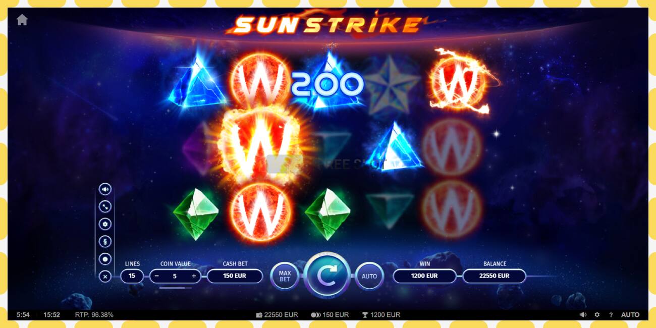 Slot demo Sun Strike percuma dan tanpa pendaftaran, gambar - 1