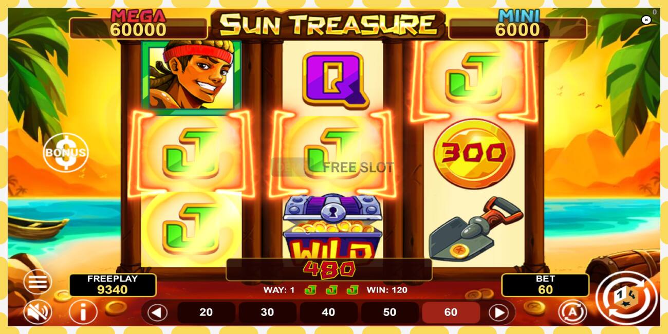 დემო სლოტი Sun Treasure Hold & Win უფასო და რეგისტრაციის გარეშე, სურათი - 1