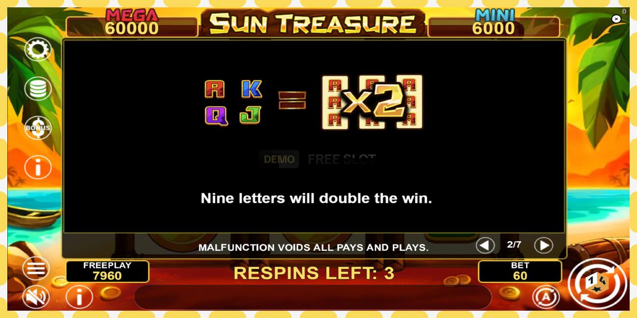 დემო სლოტი Sun Treasure Hold & Win უფასო და რეგისტრაციის გარეშე, სურათი - 1