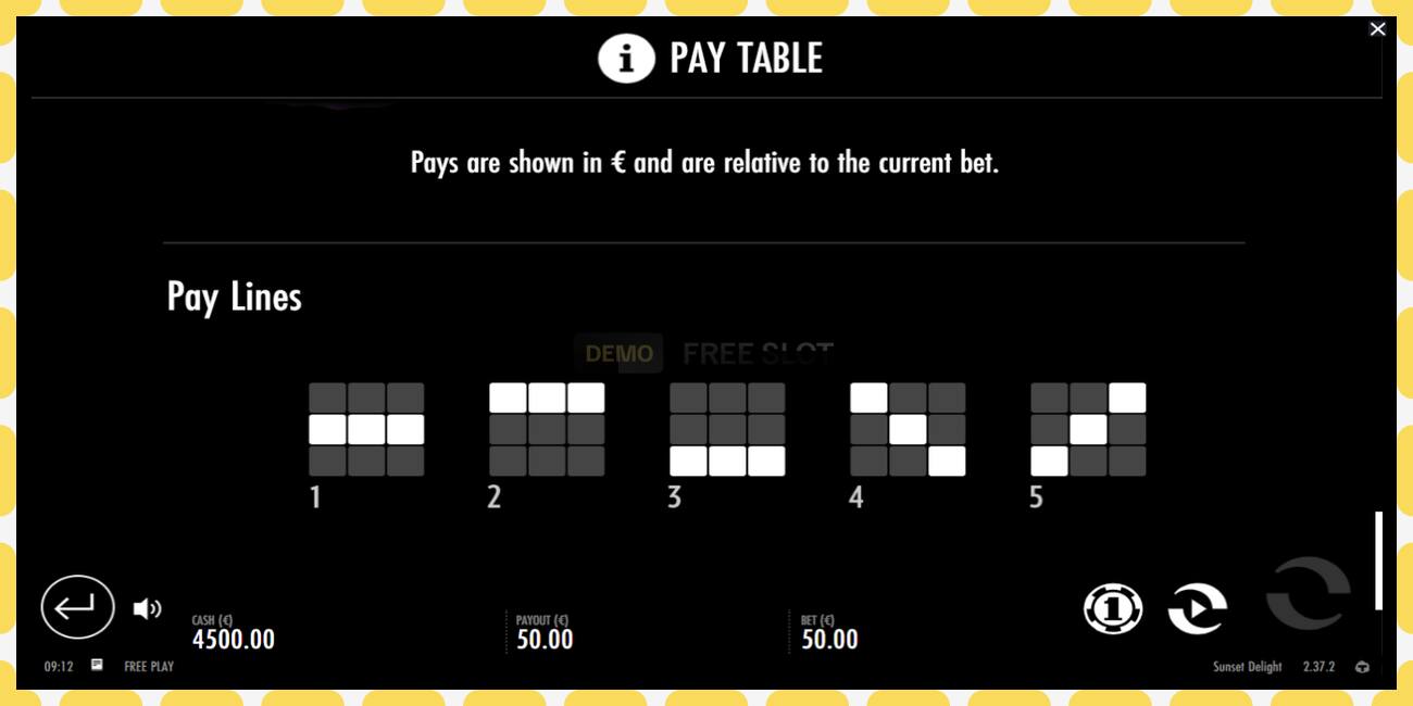 Demo slot Sunset Delight free and without registration, picture - 1