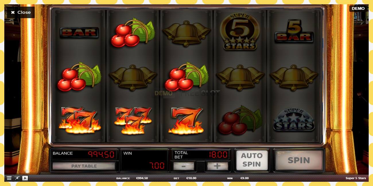 Demo slot Super 5 Stars free and without registration, picture - 1