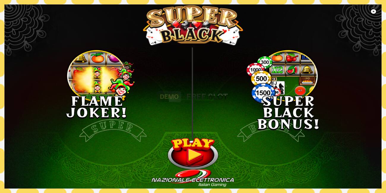 Demo slot Super Black free and without registration, picture - 1