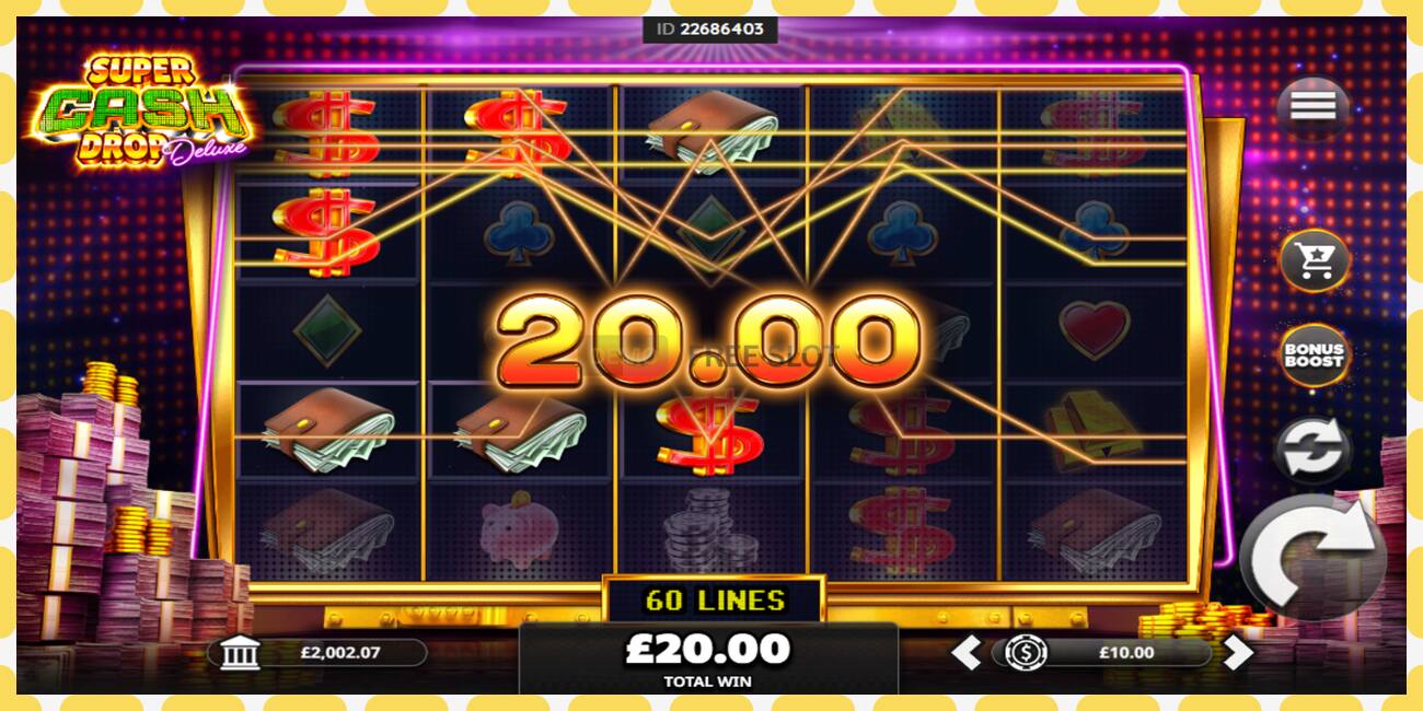 Demo slots Super Cash Drop Deluxe bezmaksas un bez reģistrācijas, attēlu - 1