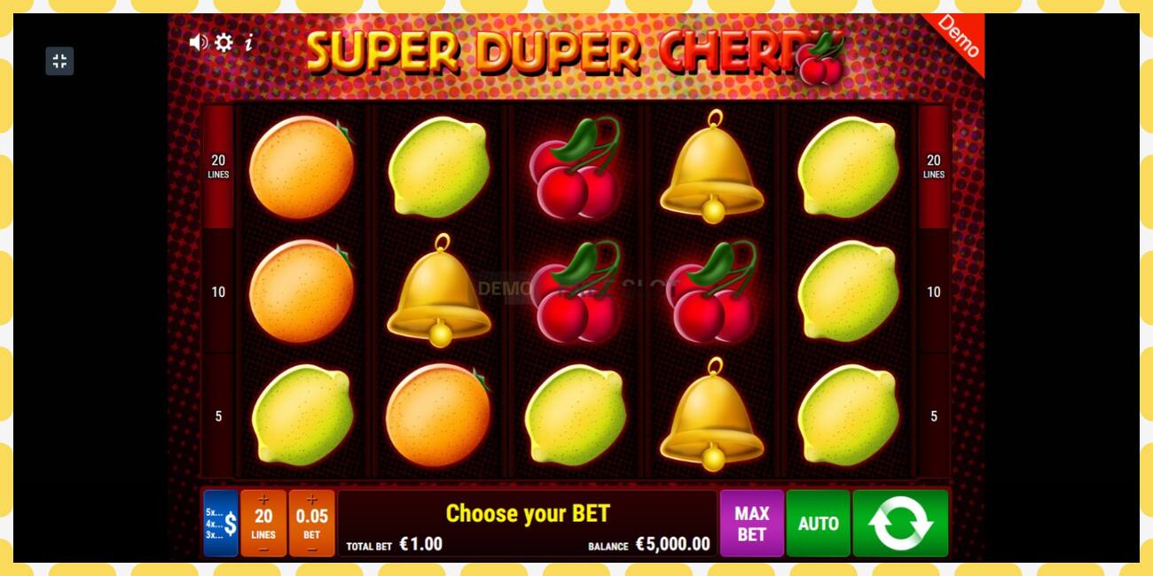 Demo slot Super Duper Cherry gratis og uden registrering, billede - 1