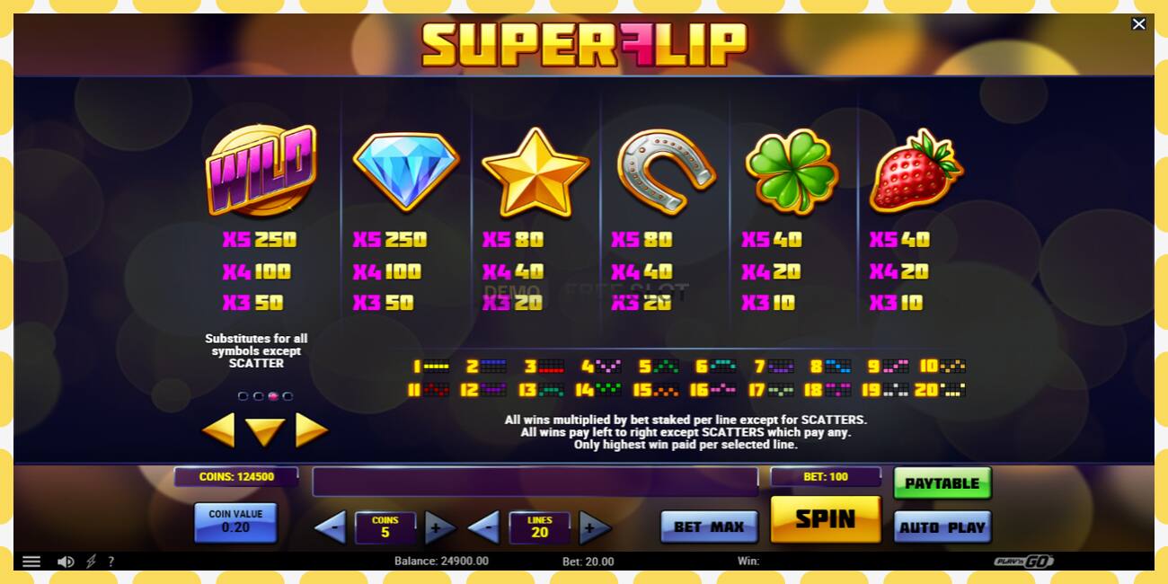 Demo slot Super Flip free and without registration, picture - 1