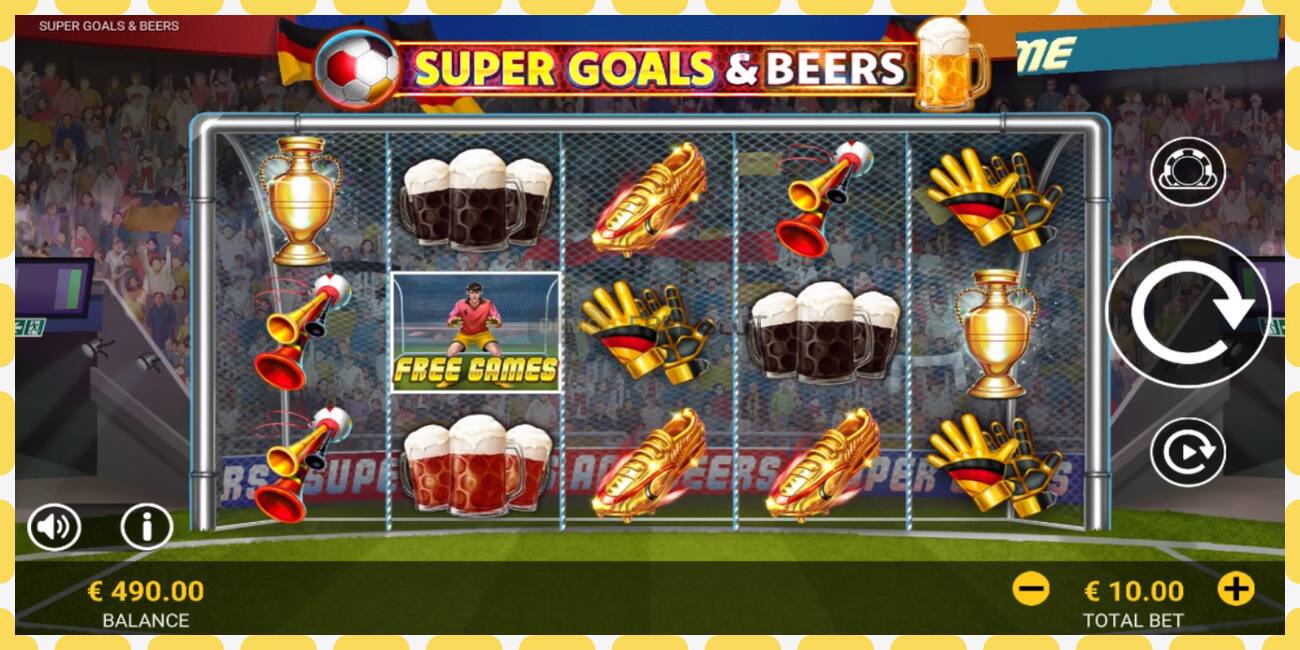 Demo slot Super Goals & Beers free and without registration, picture - 1