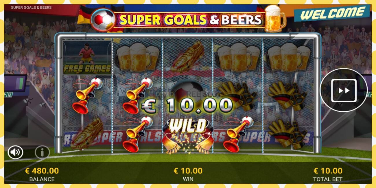 Demo slot Super Goals & Beers free and without registration, picture - 1