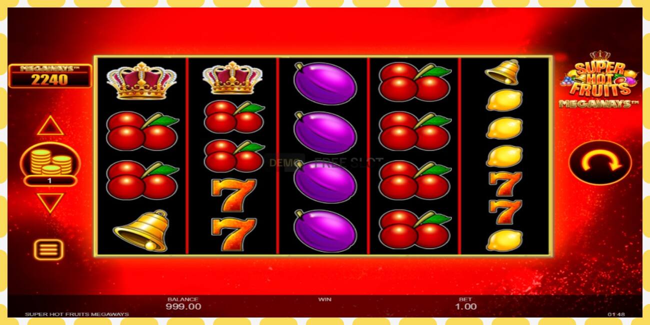 Demo slot Super Hot Fruits Megaways free and without registration, picture - 1