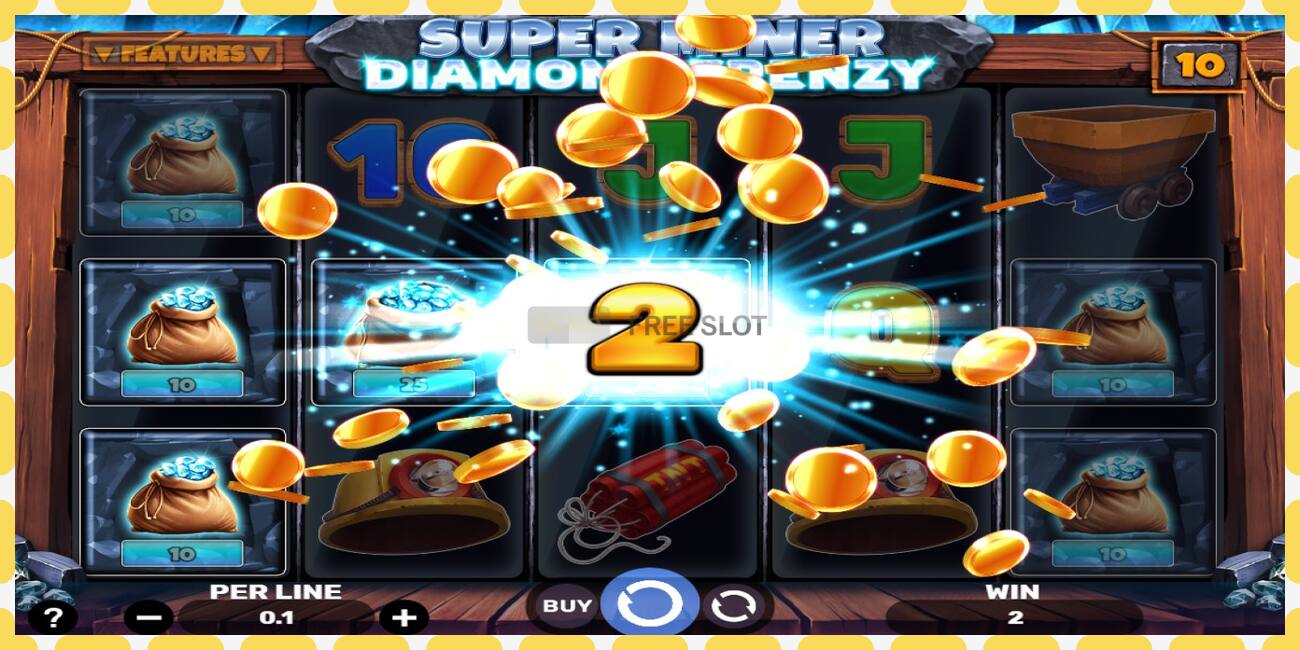 Demo slot Super Miner - Diamond Frenzy free and without registration, picture - 1