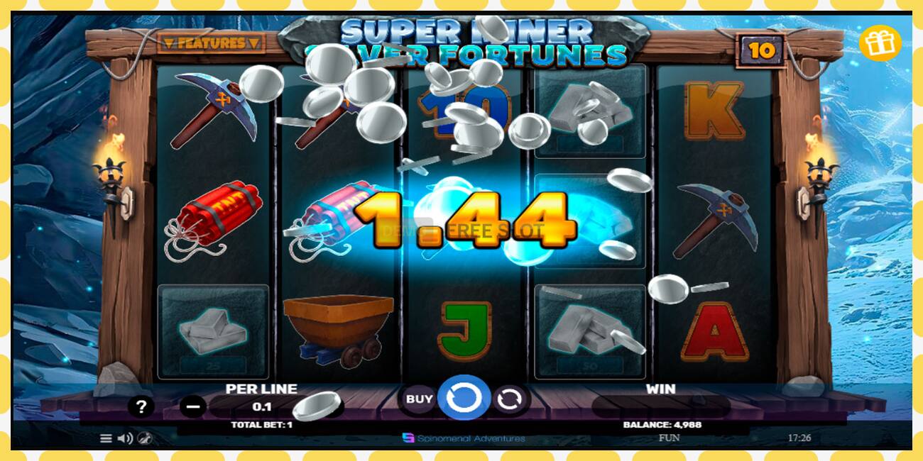 Demo slot Super Miner Silver Fortunes free and without registration, picture - 1