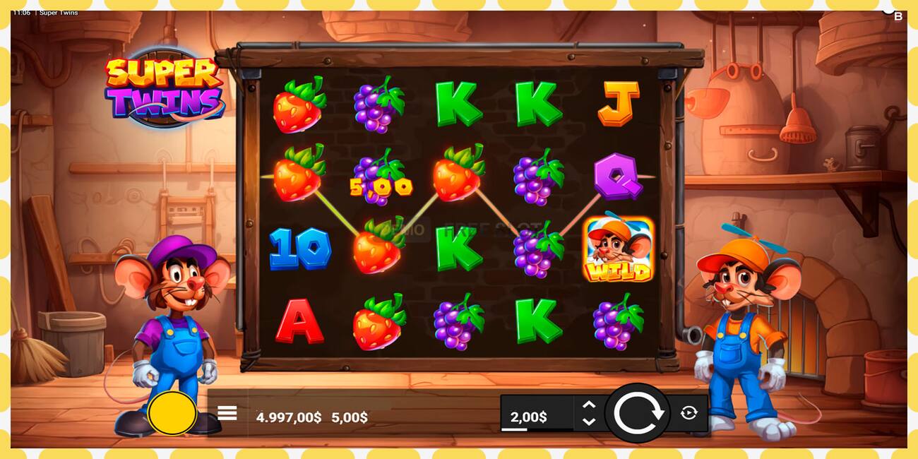 Demo slot Super Twins free and without registration, picture - 1