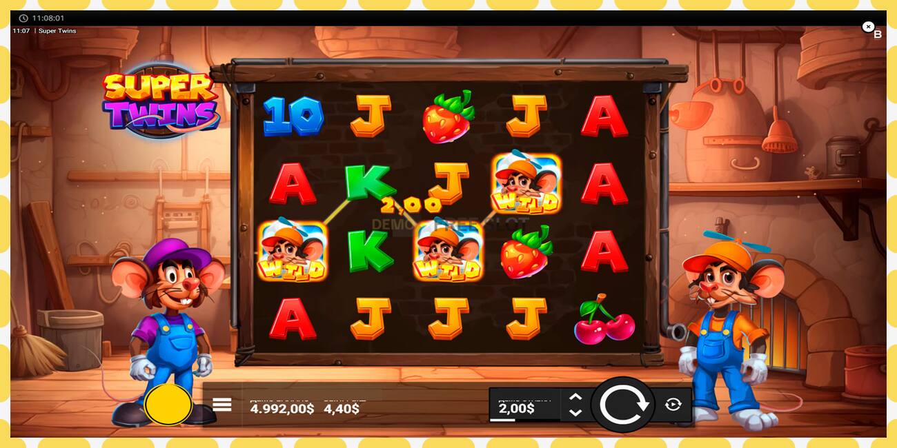 Demo slot Super Twins free and without registration, picture - 1