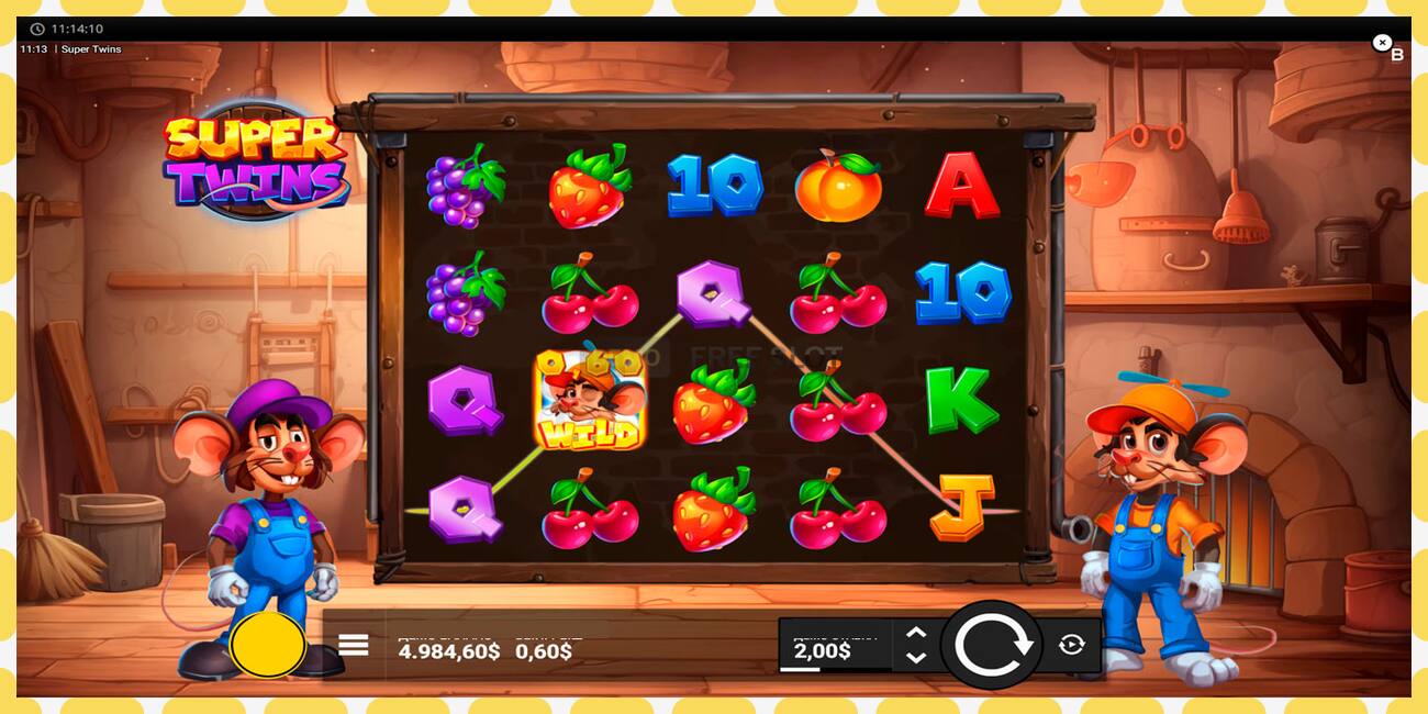 Demo slot Super Twins free and without registration, picture - 1