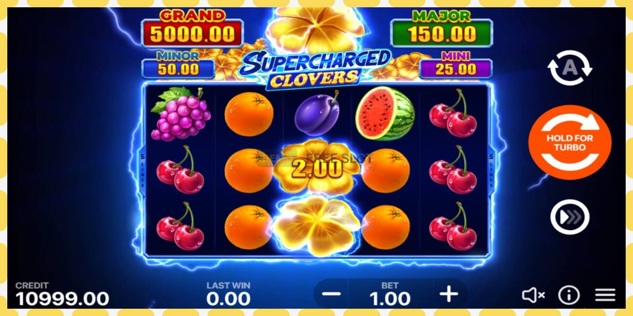 Slot demo Supercharged Clovers: Hold and Win gratis dan tanpa registrasi, gambar - 1