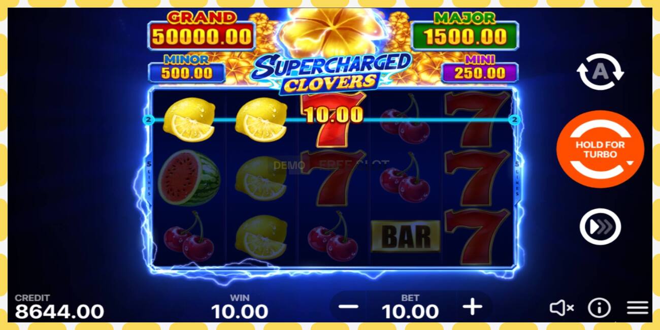 Slot demo Supercharged Clovers: Hold and Win gratis dan tanpa registrasi, gambar - 1