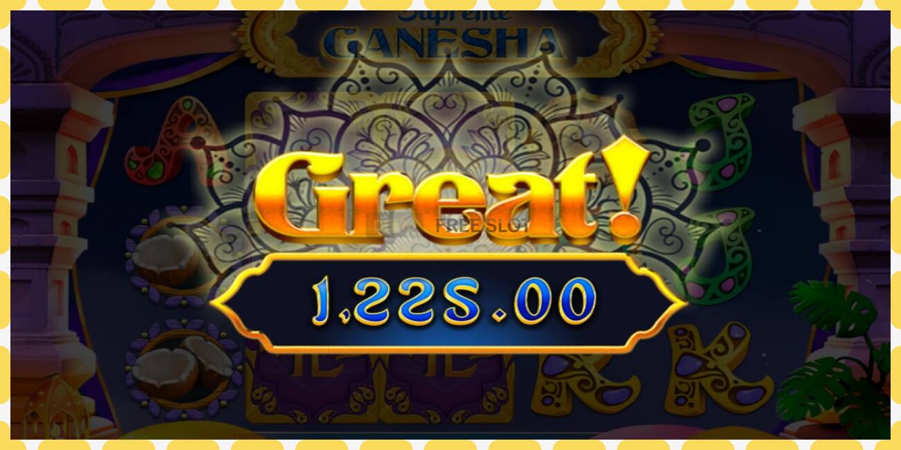 Demo slot Supreme Ganesha free and without registration, picture - 1