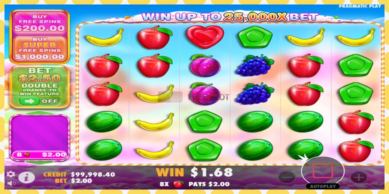 Demo slot Sweet Bonanza 1000 free and without registration, picture - 1